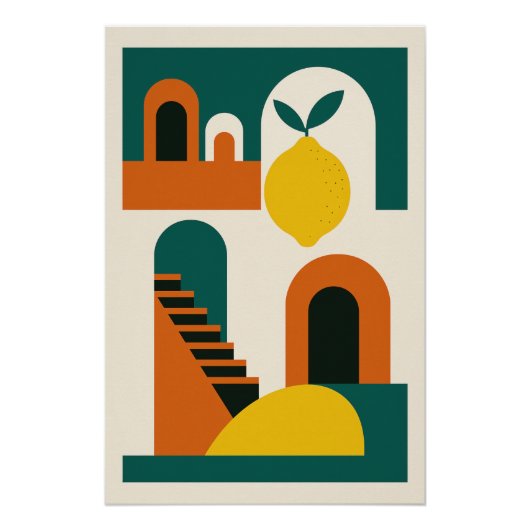 Citron Middellandse Zee - Perfect Poster (Voorkant)