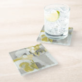 Citron Mist Glazen Onderzetter (Schuin)