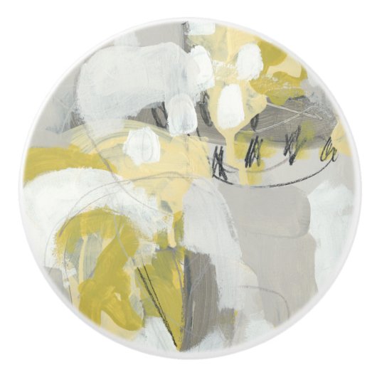 Citron Mist Keramische Knop (Voorkant)