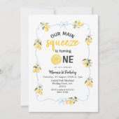 Citron Notre Squeeze Principal Invitation de fête  (Devant)