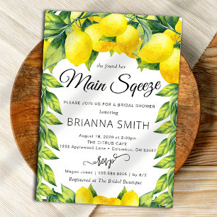 Citron nuptiale invitation principale
