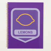 Citron - Outline Fruit pourpre et jaune (Devant)