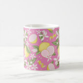 Citron rose Floral Citrus Coffee Mug (Centre)