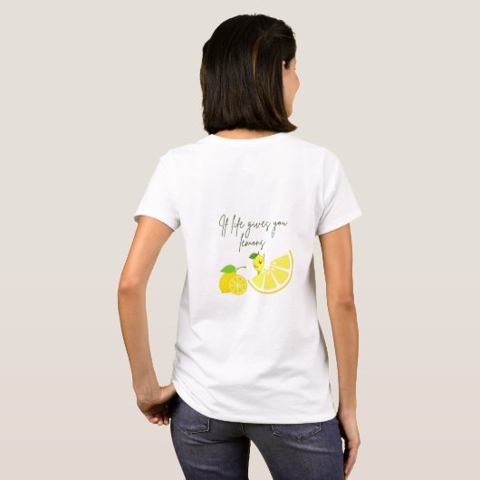 "Citron" T-shirt conçu (Dos entier)
