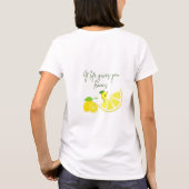 "Citron" T-shirt conçu (Dos)