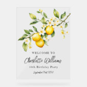 Citron Thématique 30e anniversaire de fête Bienven (Recto)