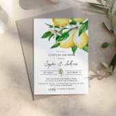 Citron vert Couples Douche Invitation