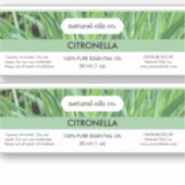 Citronella Huiles Essentielles Étiquette de boutei (Devant)