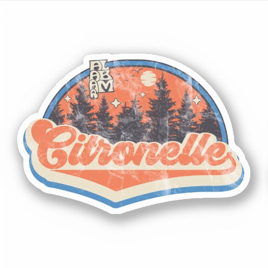 Citronelle, Alabama Sticker (Voorkant)