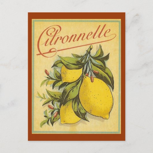  citronnelle AD Briefkaart (Voorkant)