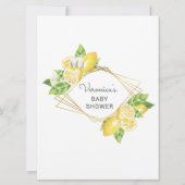 citronnier Baby shower téléphone carte de jeu (Dos)