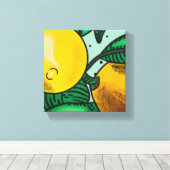 Citrons Adorables Impression sur Toile (Insitu (Plancher de Bois))