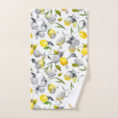 citrons aquarelle 14 (Serviette à main)