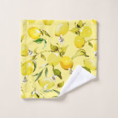citrons aquarelle 16 (Gant de toilette)
