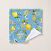citrons aquarelle 27 (Gant de toilette)