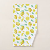 citrons aquarelles (Serviette à main)