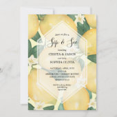 Citrons Baby Shower Invitations (Devant)