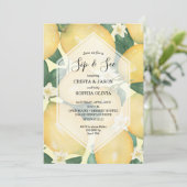 Citrons Baby Shower Invitations (Debout devant)