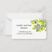 Citrons dans le jardin Carte à note plate (Devant)