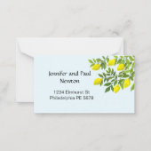Citrons dans le jardin Carte postale plate (Devant)