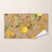 citrons d'aquarelle 33 (Serviette à main)