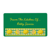 Citrons De La Cuisine Du Étiquette (Devant)