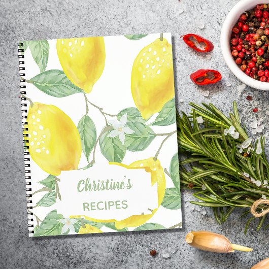 citrons de livre de recettes
