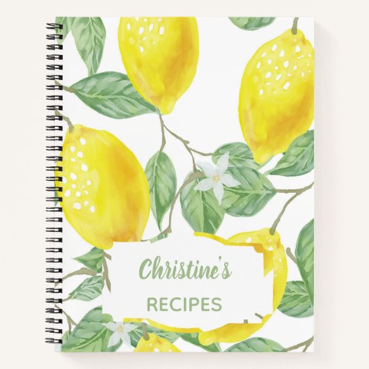 citrons de livre de recettes (Devant)