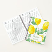 citrons de livre de recettes (Intérieur)