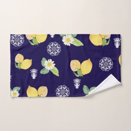 Citrons d'été (Serviette à main)