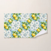 Citrons Diamants Art Déco Luxe (Serviette à main)