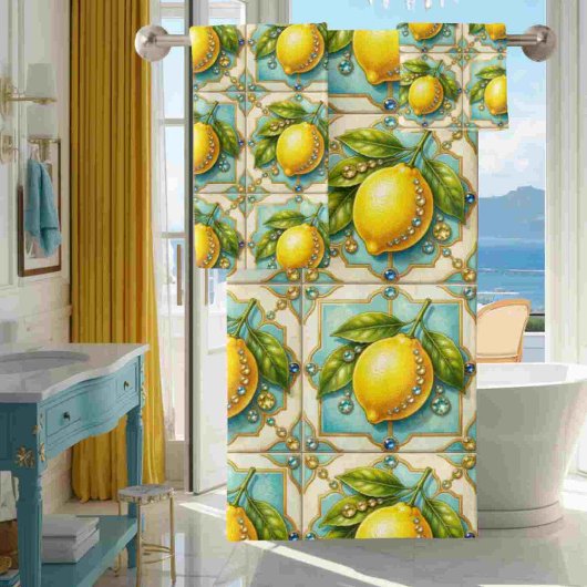Citrons Diamants Art Déco Luxe
