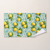 Citrons Diamants Art Déco Luxe (Serviette à main)
