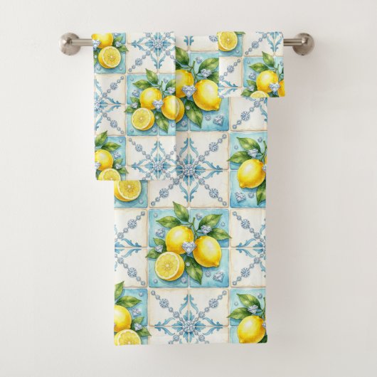 Citrons Diamants Art Déco Luxe (En situation)