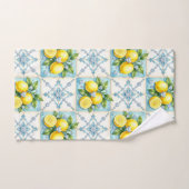 Citrons Diamants Art Déco Luxe (Serviette à main)