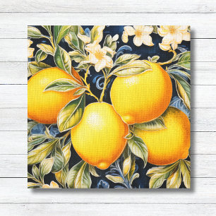 Citrons d'or Toile baroque méditerranéenne