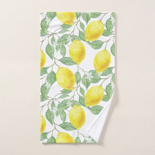 Citrons En Fleur (Serviette à main)