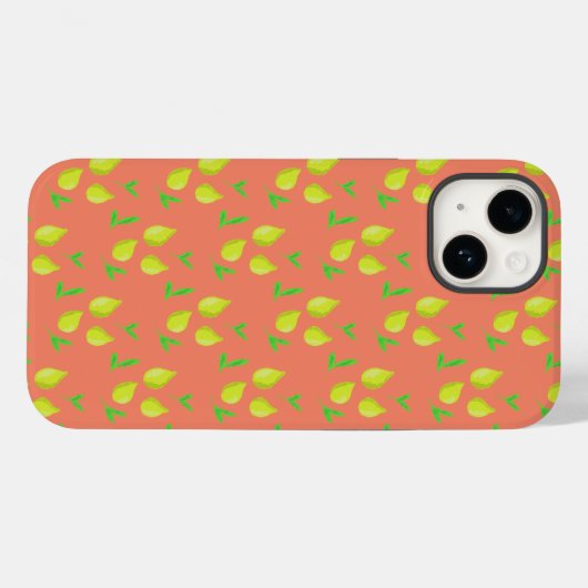 citrons et coque iphone froid (Verso (horizontal))