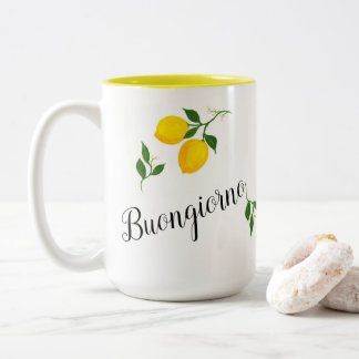 Citrons et Feuilles de Buongiorno Coffee Mug