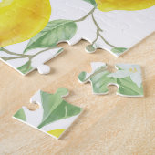 Citrons et Feuilles Design Jigsaw Puzzle (Côté)