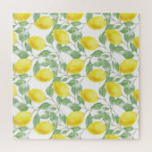 Citrons et Feuilles Design Jigsaw Puzzle (Horizontal)