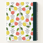 Citrons et fruits Composition Carnet (Dos)