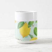 Citrons et olives méditerranéens Cuisine Café Mug (Centre)