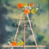 Citrons et oranges botaniques Baby shower d'été (Neutre)