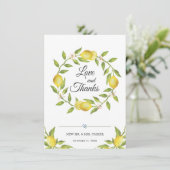 Citrons Fleur Végétation Merci Floral (Debout devant)