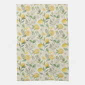 Citrons & Fleurs Serviette de cuisine Motif (Vertical)