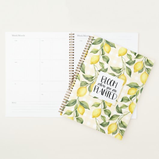 Citrons Jaunes Chic Fleurissent (Devant avec enveloppe)