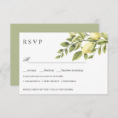 Citrons | LE CHOIX DU REPAS RSVP POUR LE MARIAGE V (Devant / Derrière)