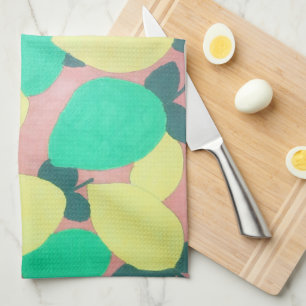 Citrons & Limes Citrus Motif frais Serviette de cu