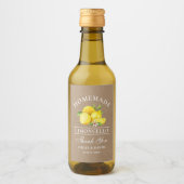 Citrons Merci Kraft Limoncello Mini Étiquettes de  (Devant)